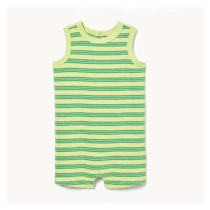 Baby Boys' Textured Sleeveless Romper